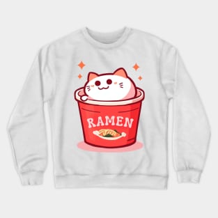 Ramen Cat Crewneck Sweatshirt